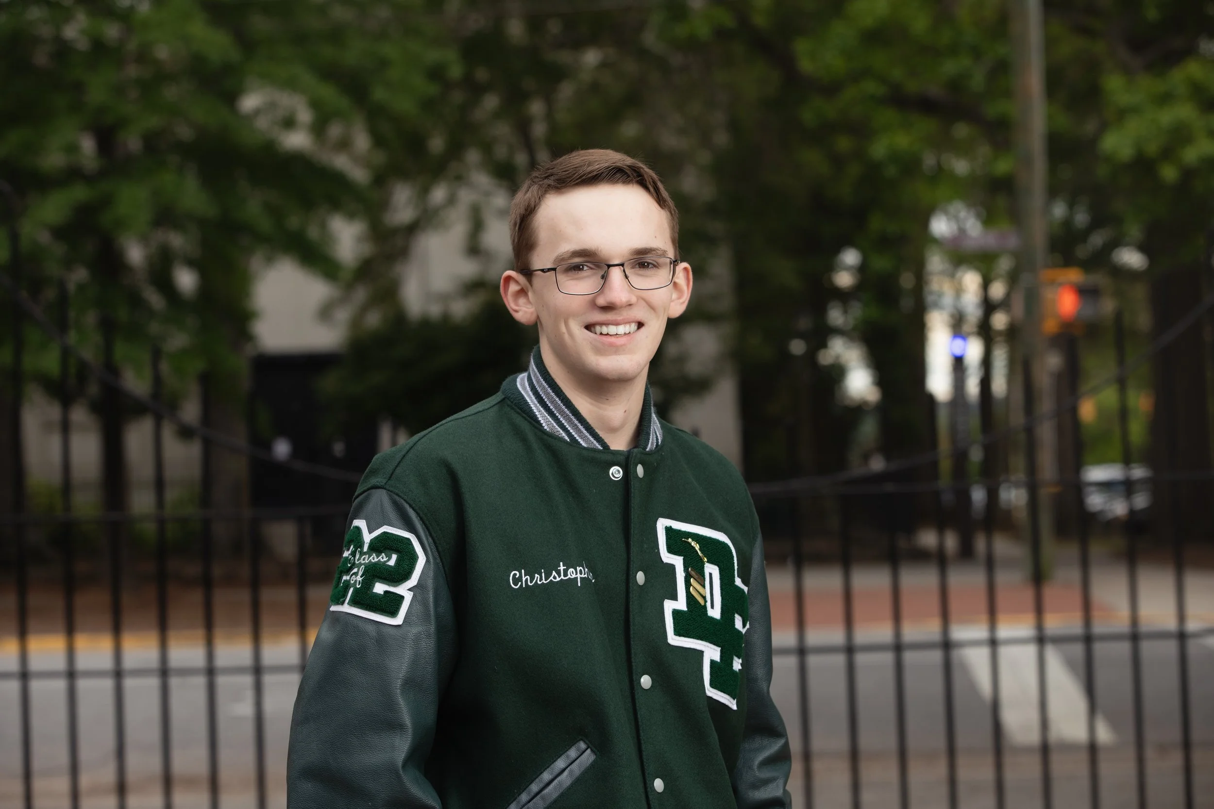 Letter jacket senior session