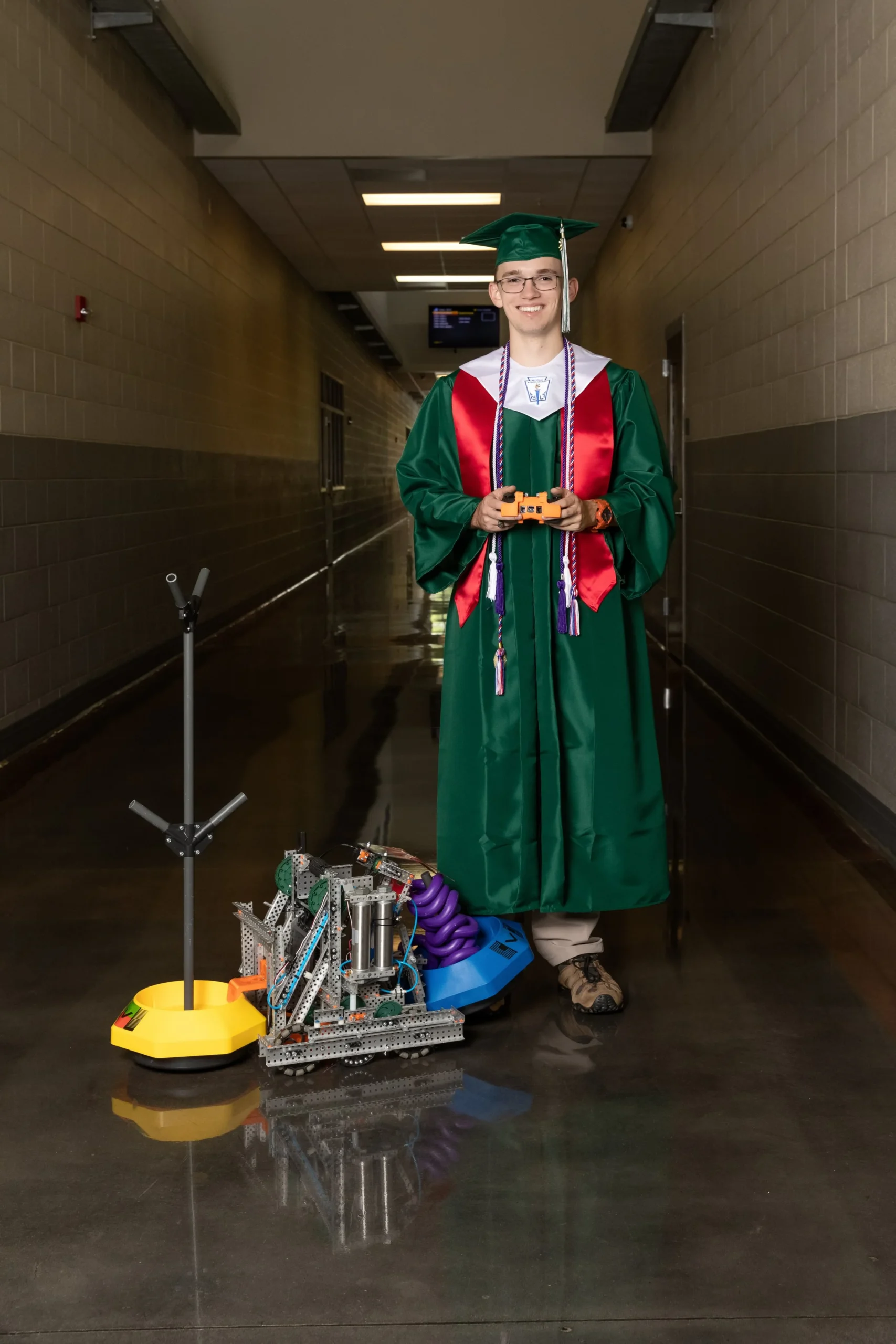 Cap and Gown Robotics Senior Session